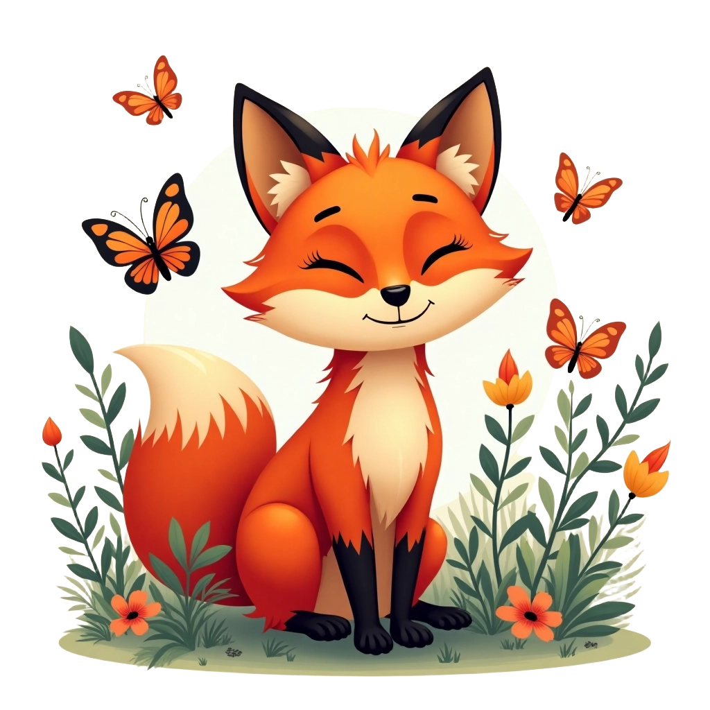 Fox in the Garden